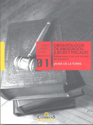 cover image of Deontología de abogados, jueces y fiscales
